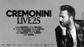 Raddoppiano gli appuntamenti a Roma e Bari per il ‘Cremonini live 25’