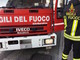 Savona, fiamme in un tetto in via XX Settembre: intervento dei vigili del fuoco