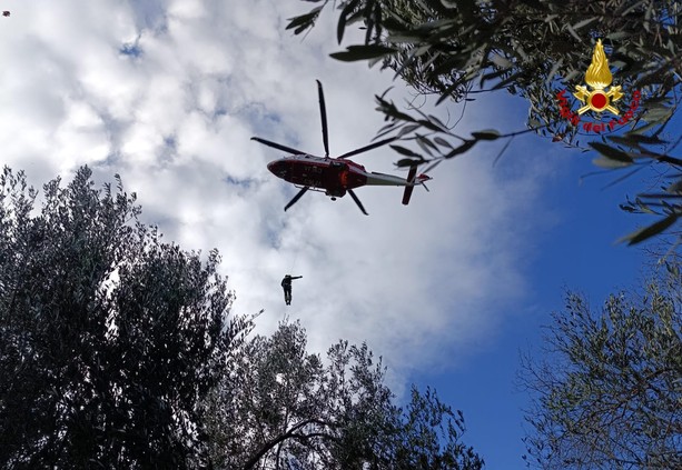 Trovato l’uomo disperso ad Alassio: era sulle alture, in zona impervia