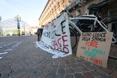 La sicurezza va a pedali: Torino dice no al nuovo codice della strada [VIDEO e FOTO]