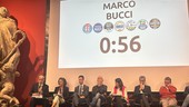 Regionali, Marco Bucci al confronto con gli altri candidati alla presidenza: “Sono i cittadini i nostri capi, non i partiti o il governo di Roma”