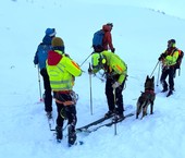 Soccorso Alpino a Vinadio per tre scialpinisti belgi travolti da una valanga