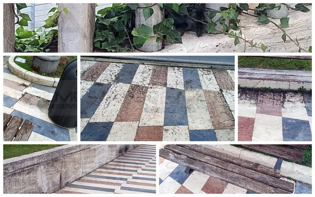 Sanremo: la passeggiata Imperatrice nel degrado, il luogo iconico della città dei fiori ha bisogno di un profondo restyling (Foto)