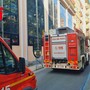 Evacuato il centro per l'impiego di via Crispi [FOTO]