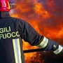 Incendio auto in corso tra Portacomaro stazione e Portacomaro paese