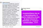 Nuove polemiche politiche per alcuni post social del consigliere Venturini (Fratelli d'Italia)