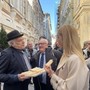 Cittadini della Valpolcevera in protesta davanti a Tursi: “Quattro anni di chiacchiere. Vogliamo i fatti”