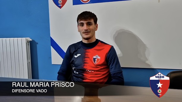 Calcio, Vado. Inserimento ok per Raul Prisco: &quot;I giocatori più esperti aiutano tanto, avanti con determinazione e umiltà&quot; (VIDEO)