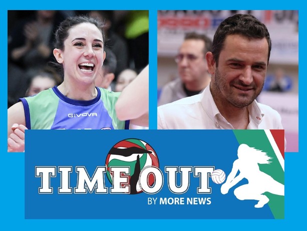 Volley femminile - Questa sera alle 21 un nuovo appuntamento con “TIME OUT”; Ospiti il libero Giorgia Faraone e l’allenatore Claudio Basso