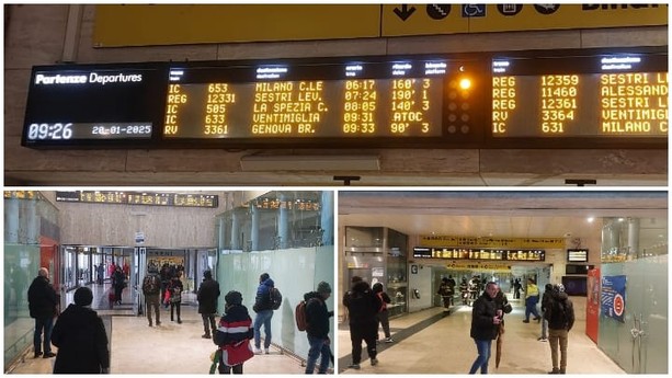 Caos treni, inconveniente tecnico alla linea elettrica tra Finale e Savona: circolazione sospesa, attivati bus sostitutivi (FOTO)