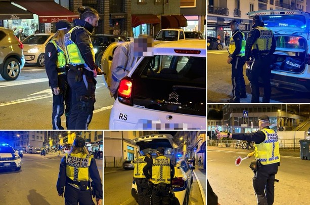 Sanremo, operazione sicurezza in via Martiri e via Pietro Agosti: controlli a tappeto della Polizia Locale (Foto)