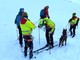 Soccorso Alpino a Vinadio per tre scialpinisti belgi travolti da una valanga