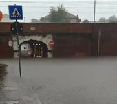 Intense piogge su tutto l'Astigiano primi allagamenti in città [VIDEO]