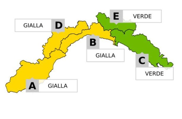 Maltempo, mercoledì 16 ottobre allerta gialla per temporali