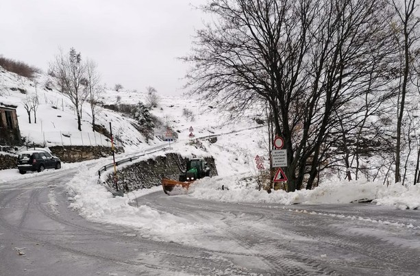 Weekend invernale alle porte, scatta l'allerta gialla per neve e vento anche nell'Imperiese