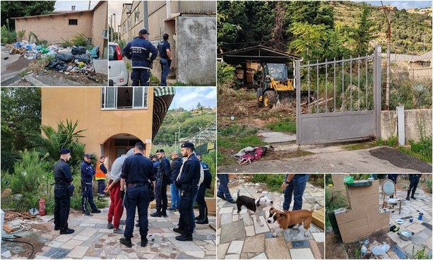 Migranti a Ventimiglia, sgomberati tennis club e bocciofila a Peglia (Foto e video)