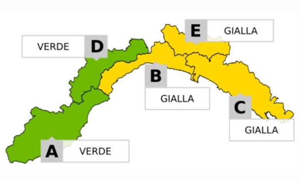 Maltempo in arrivo, allerta gialla per temporali sul centro-levante