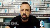 Calcio, Pietra Ligure. La vittoria nel derby sfugge nel finale, Cocco: &quot;Gol evitabile, situazione medica da lavori in corso&quot; (VIDEO)