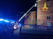 Incendio in un condominio abbandonato di via Gancia